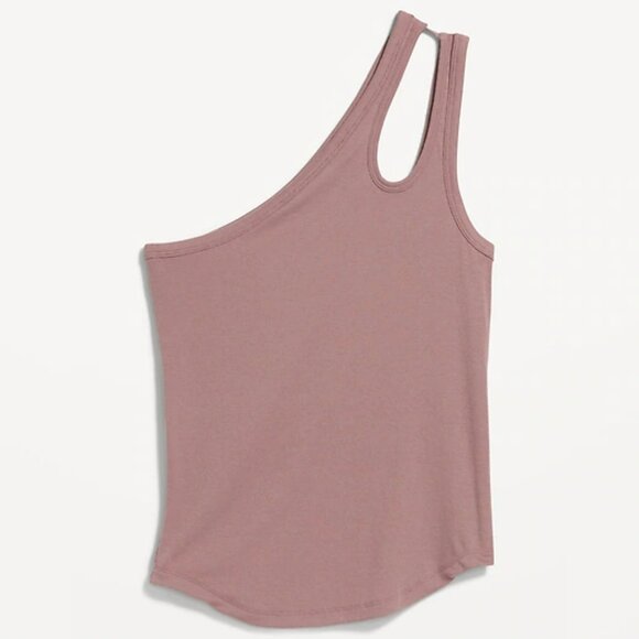 UltraLite All-Day One-Shoulder Cutout Tank Top - Picture 3 of 6